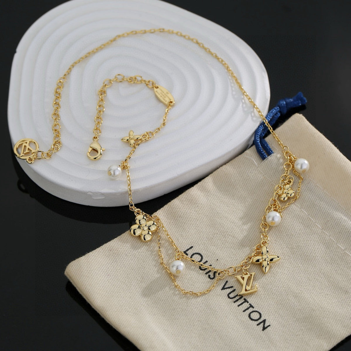 letter Necklace for women - alternate angle view 8