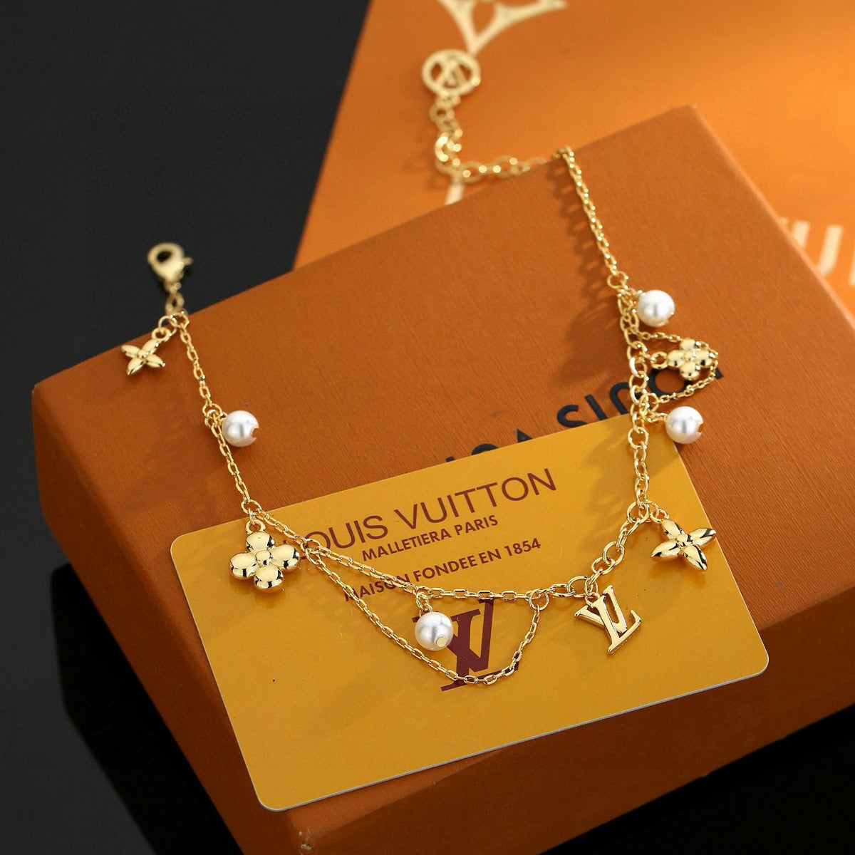 letter Necklace for women - alternate angle view 3