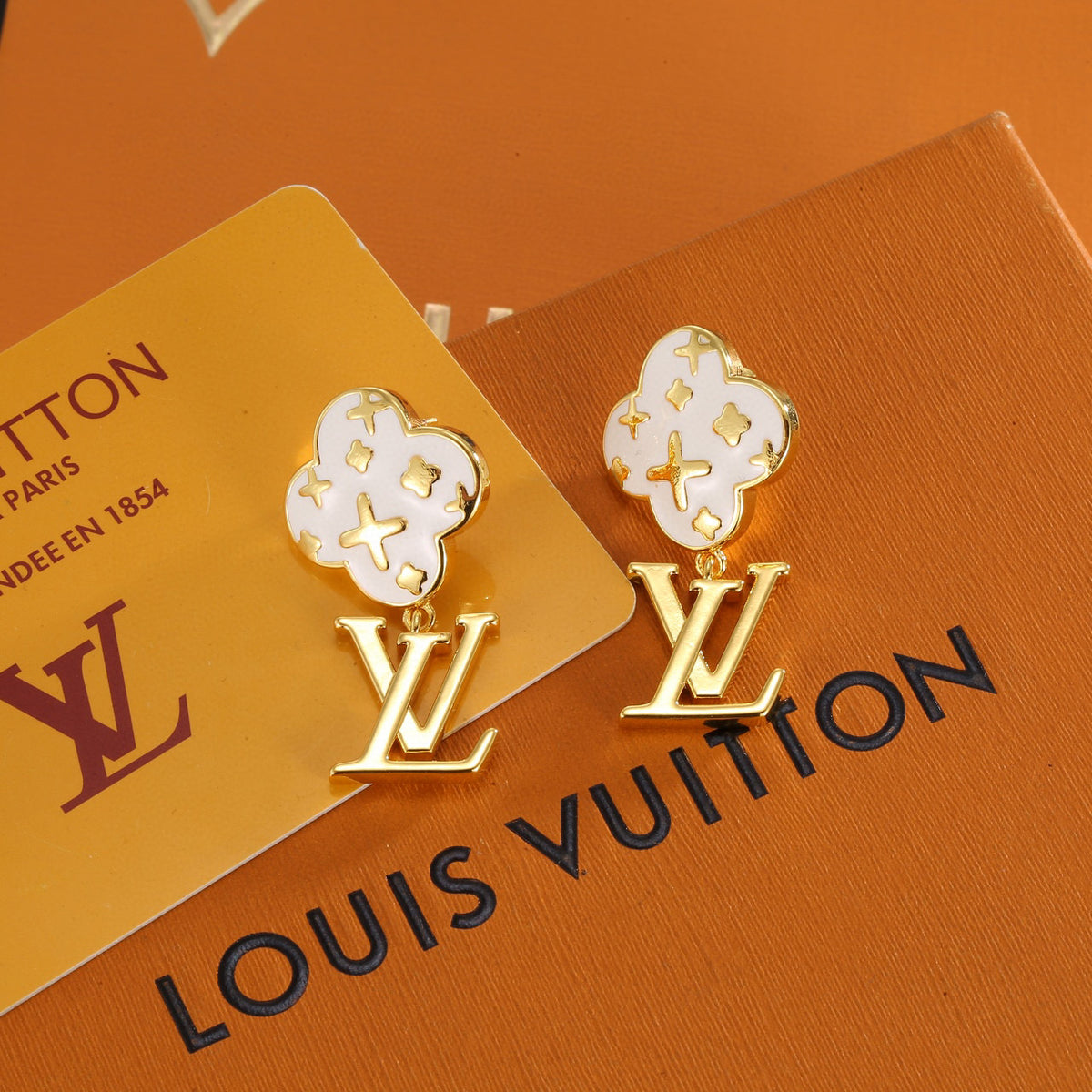 clover Drop Earrings for women - product detail view