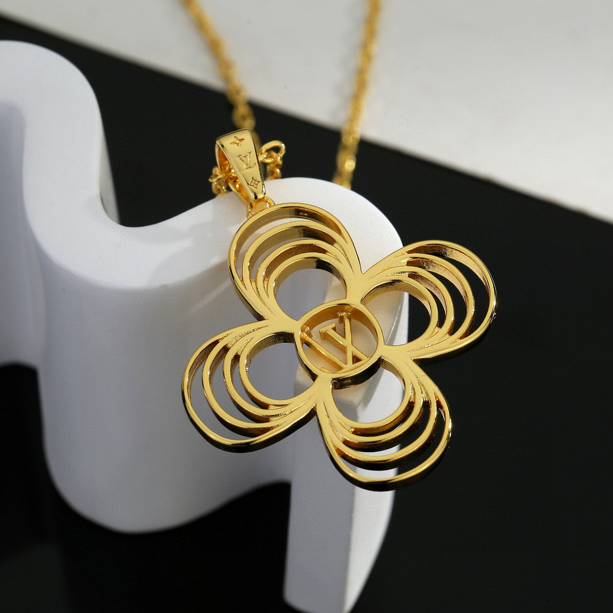 letter Necklace for women - alternate angle view 4
