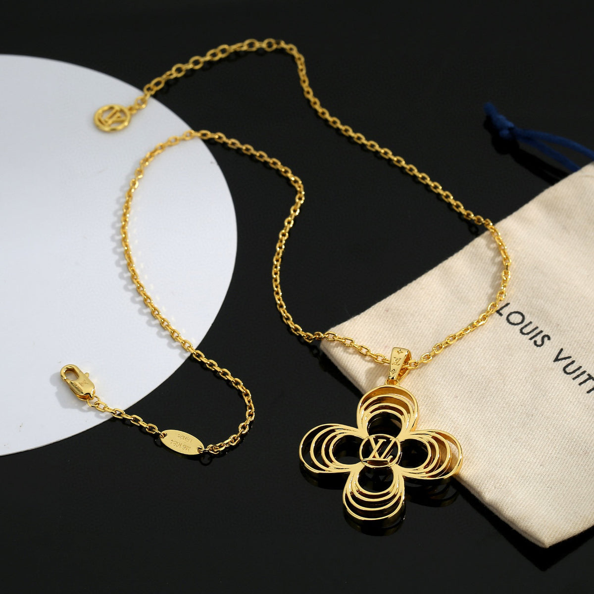 letter Necklace for women - alternate angle view 6