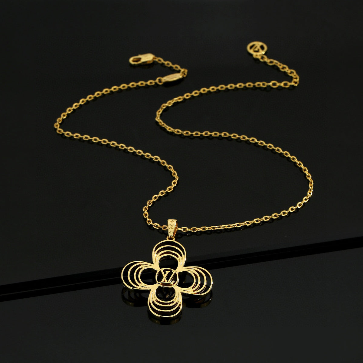 letter Necklace for women - alternate angle view 3