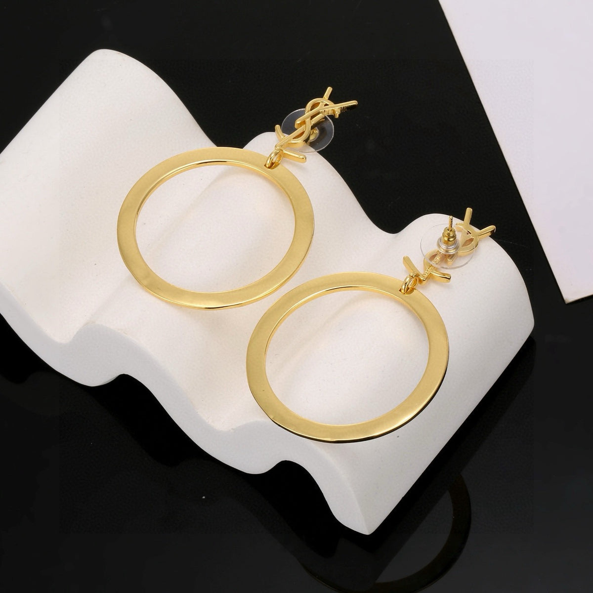 luxury Stud Earrings for women - alternate angle view 7