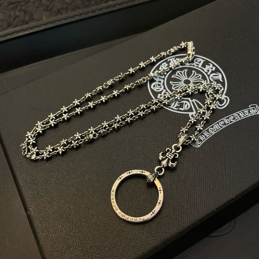 antique cross Pendant for men - alternate angle view 5