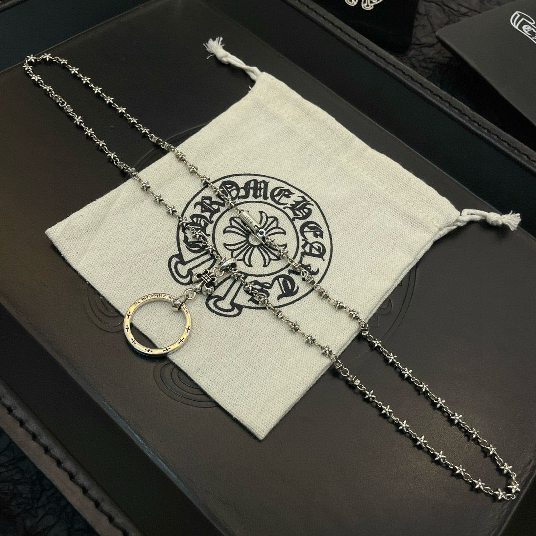 antique cross Pendant for men - alternate angle view 8