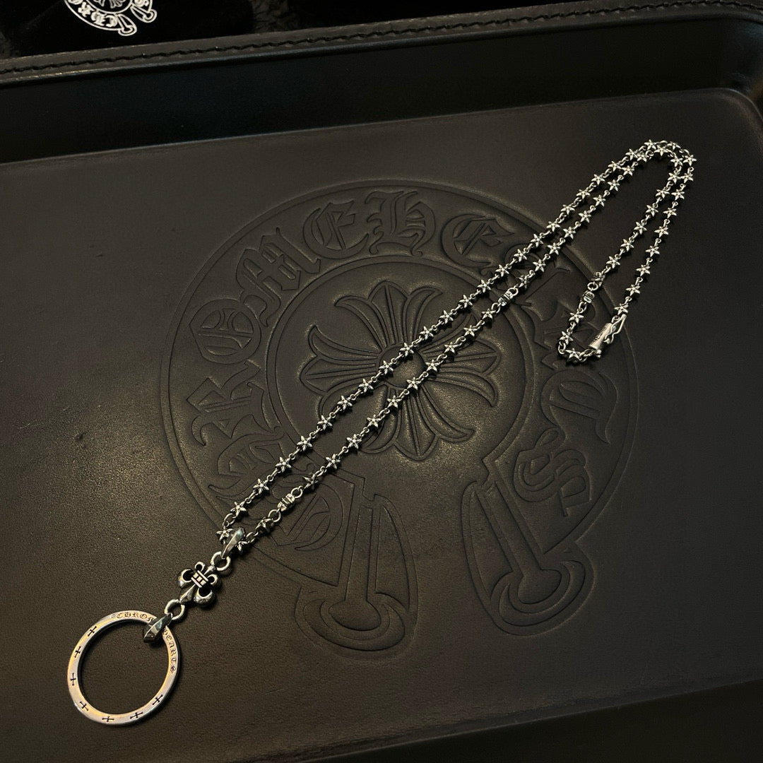 antique cross Pendant for men - alternate angle view 7