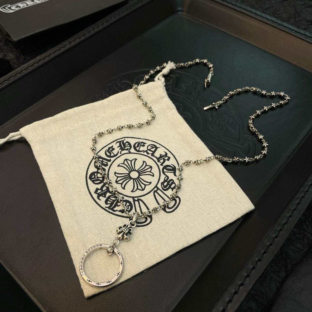 antique cross Pendant for men - alternate angle view 9