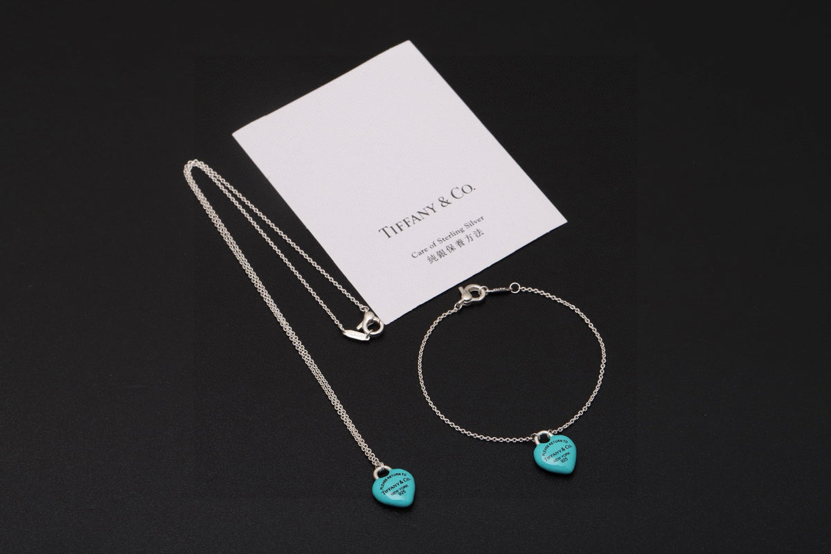 silver sterling silver heart Bracelet for women - alternate angle view 2