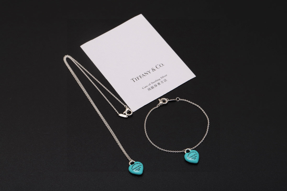 silver sterling silver heart Bracelet for women - alternate angle view 2