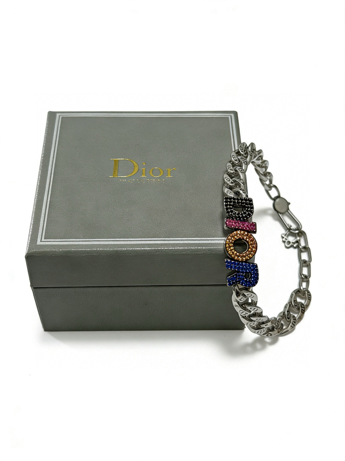 antique chain Bracelet for men - alternate angle view 6