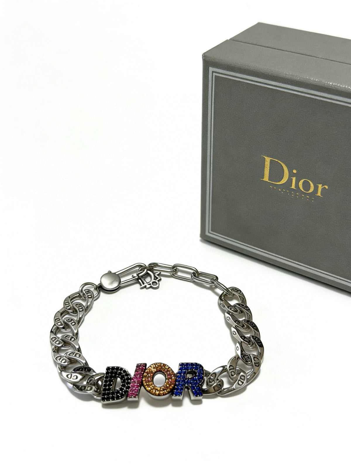 antique chain Bracelet for men - product detail view