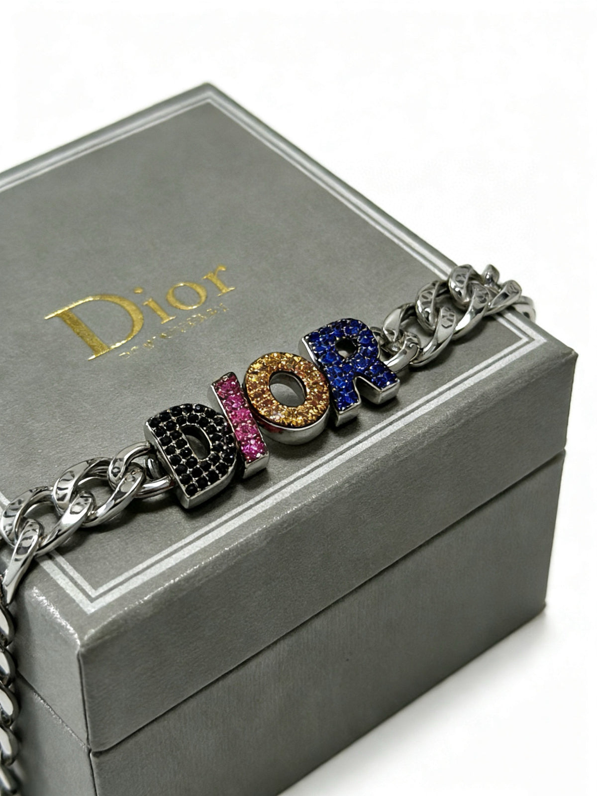 antique chain Bracelet for men - alternate angle view 7