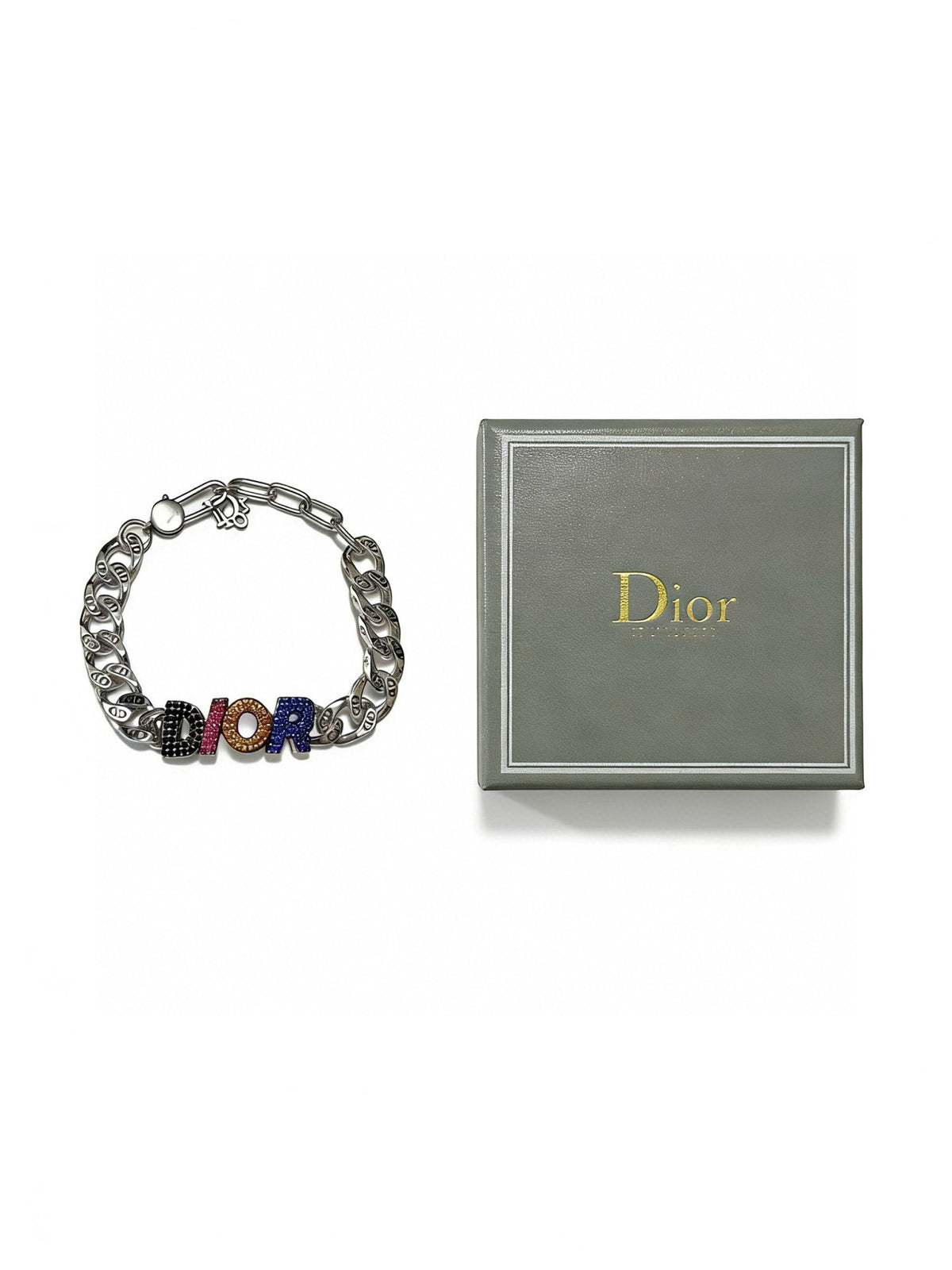 antique chain Bracelet for men - alternate angle view 4
