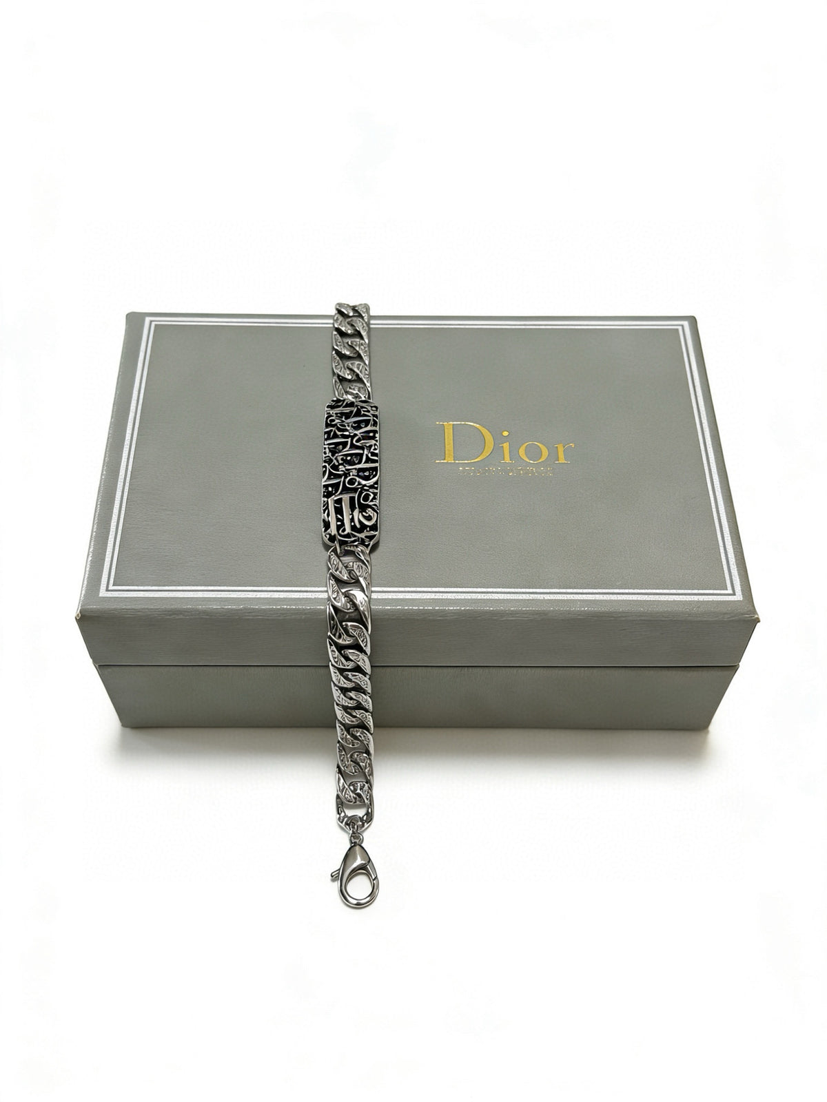 antique chain Bracelet for men - alternate angle view 7