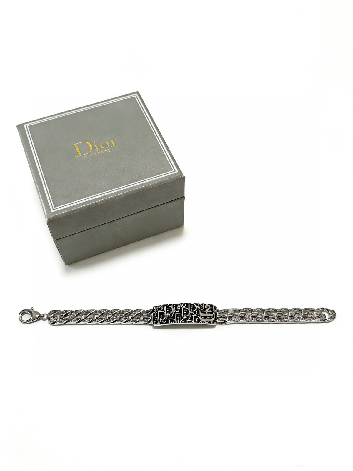 antique chain Bracelet for men - alternate angle view 6