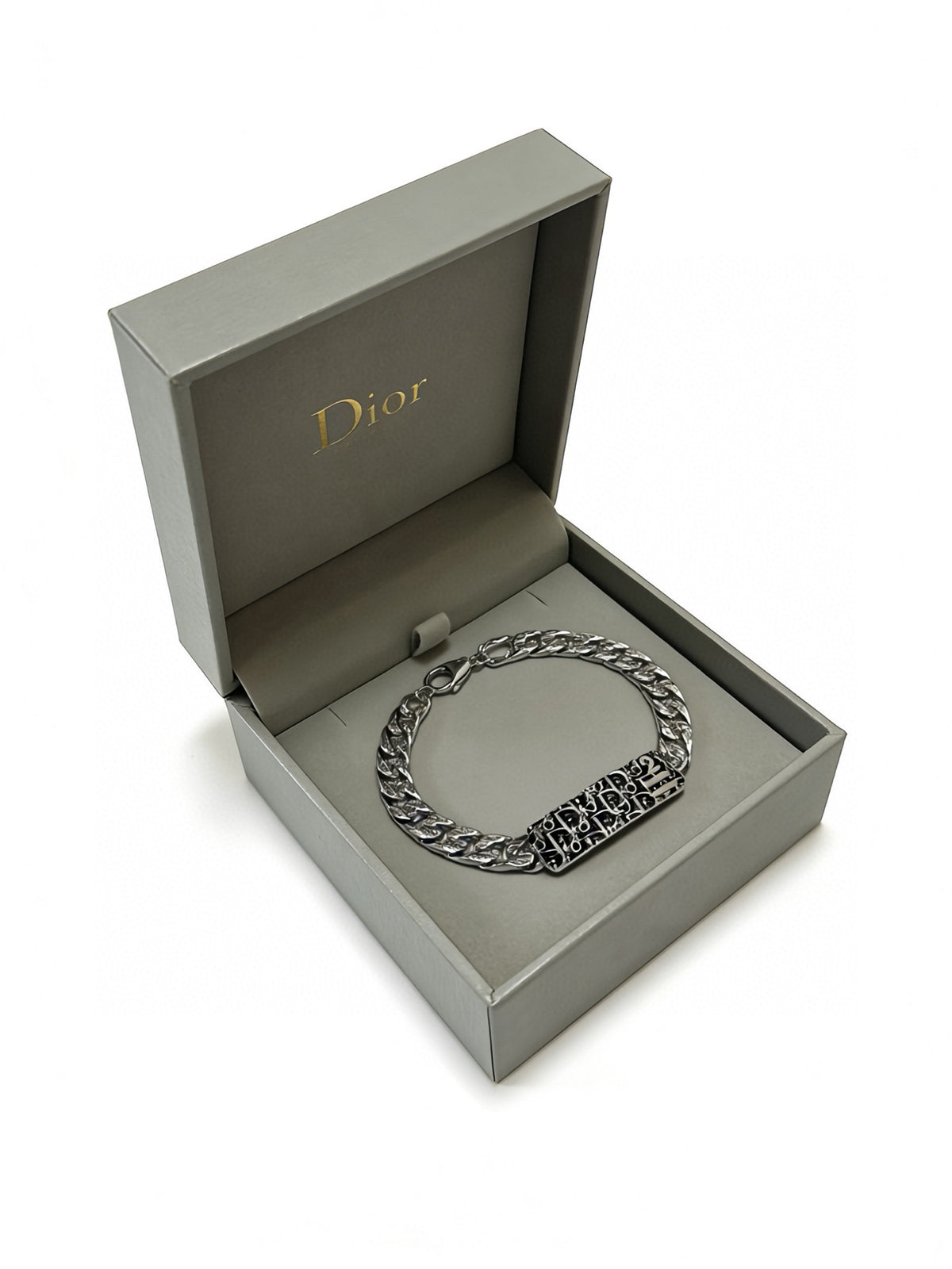 antique chain Bracelet for men - alternate angle view 4