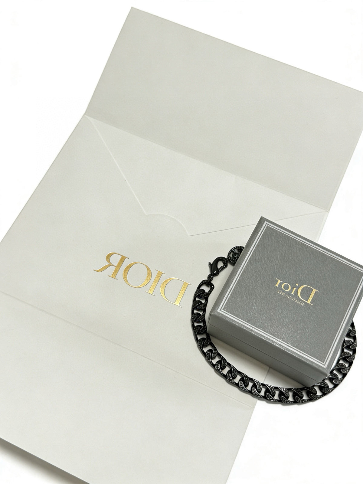 antique chain Bracelet for men - alternate angle view 4