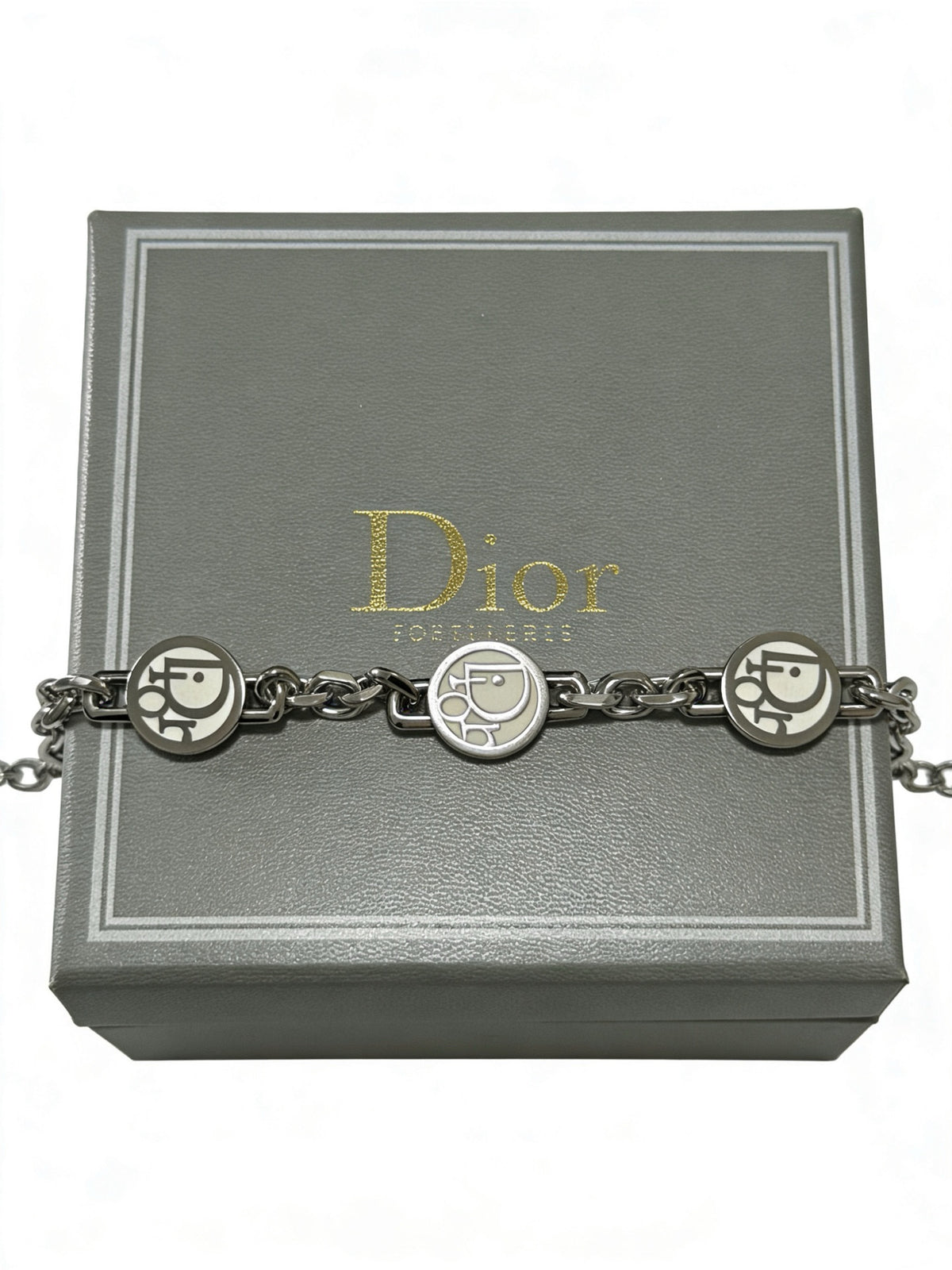 antique chain Bracelet for men - alternate angle view 2