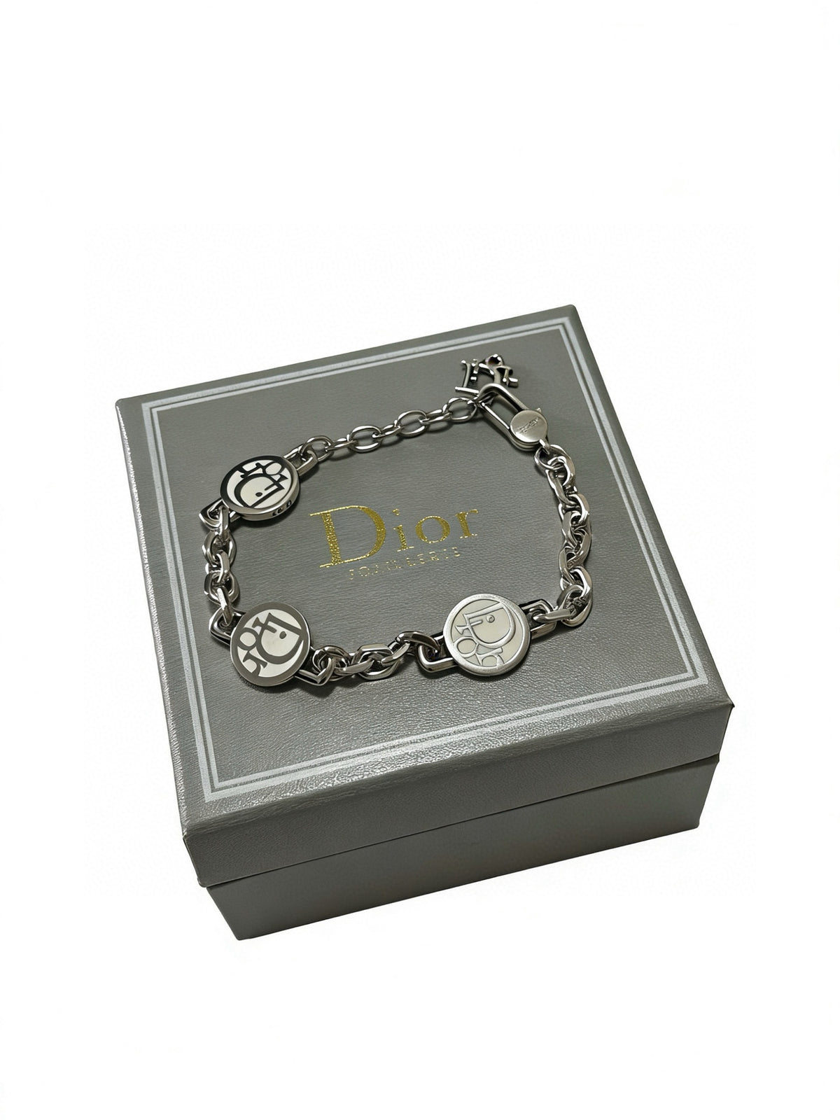 antique chain Bracelet for men - alternate angle view 4