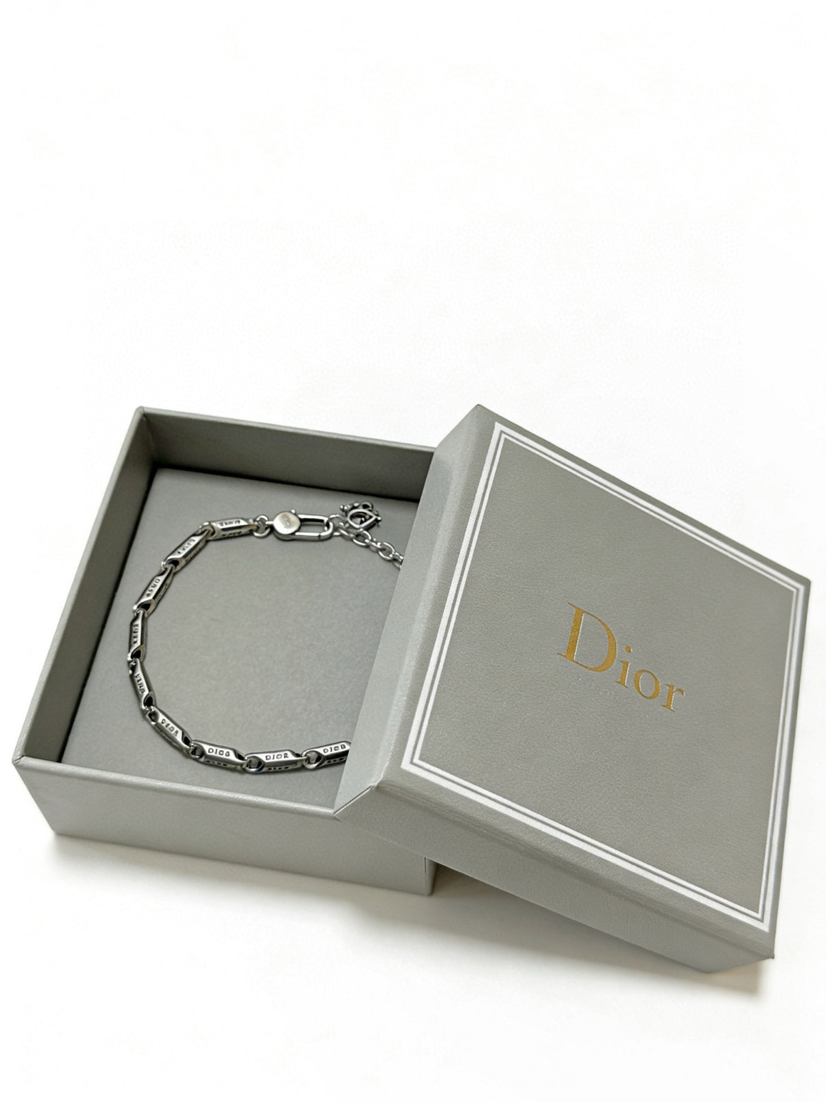 antique chain Bracelet for men - alternate angle view 5