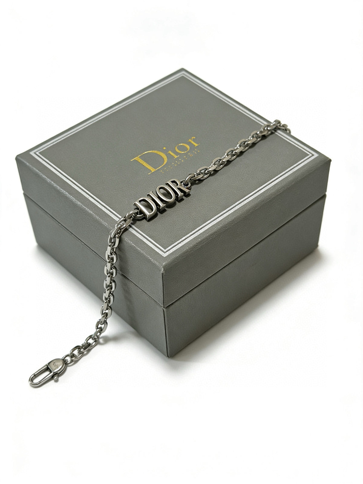 antique chain Bracelet for men - product detail view