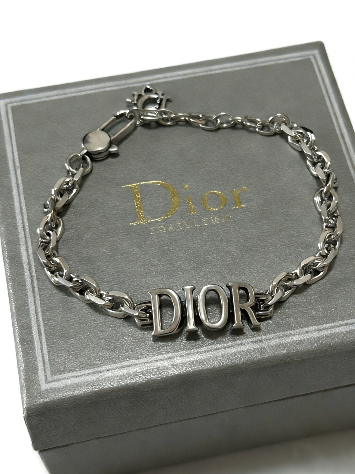 antique chain Bracelet for men - alternate angle view 5