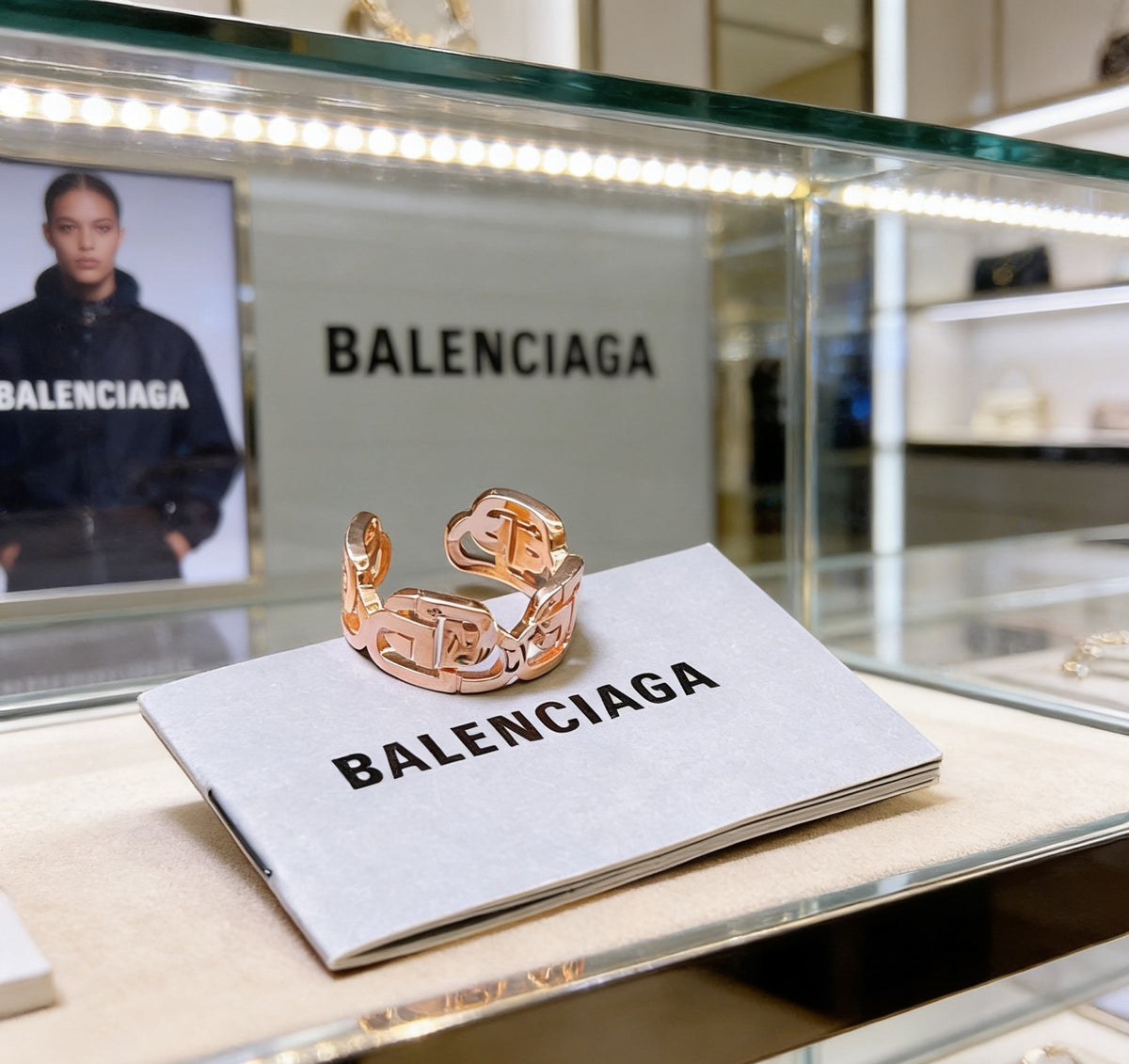 gold unique Ring for women - alternate angle view 5