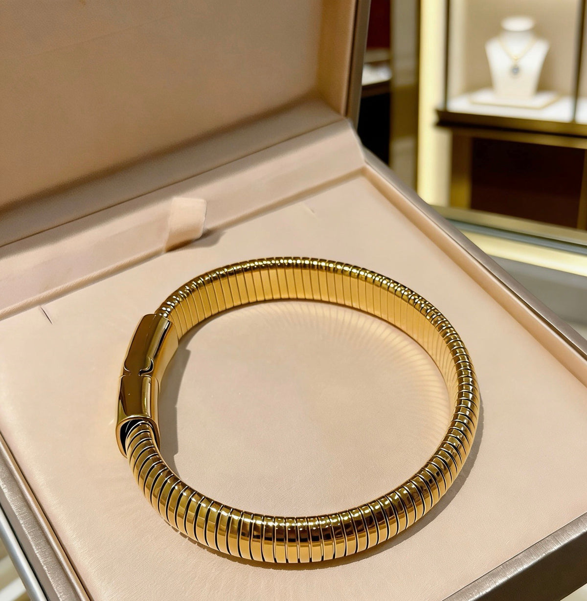 gold minimalist Ring for men - alternate angle view 5
