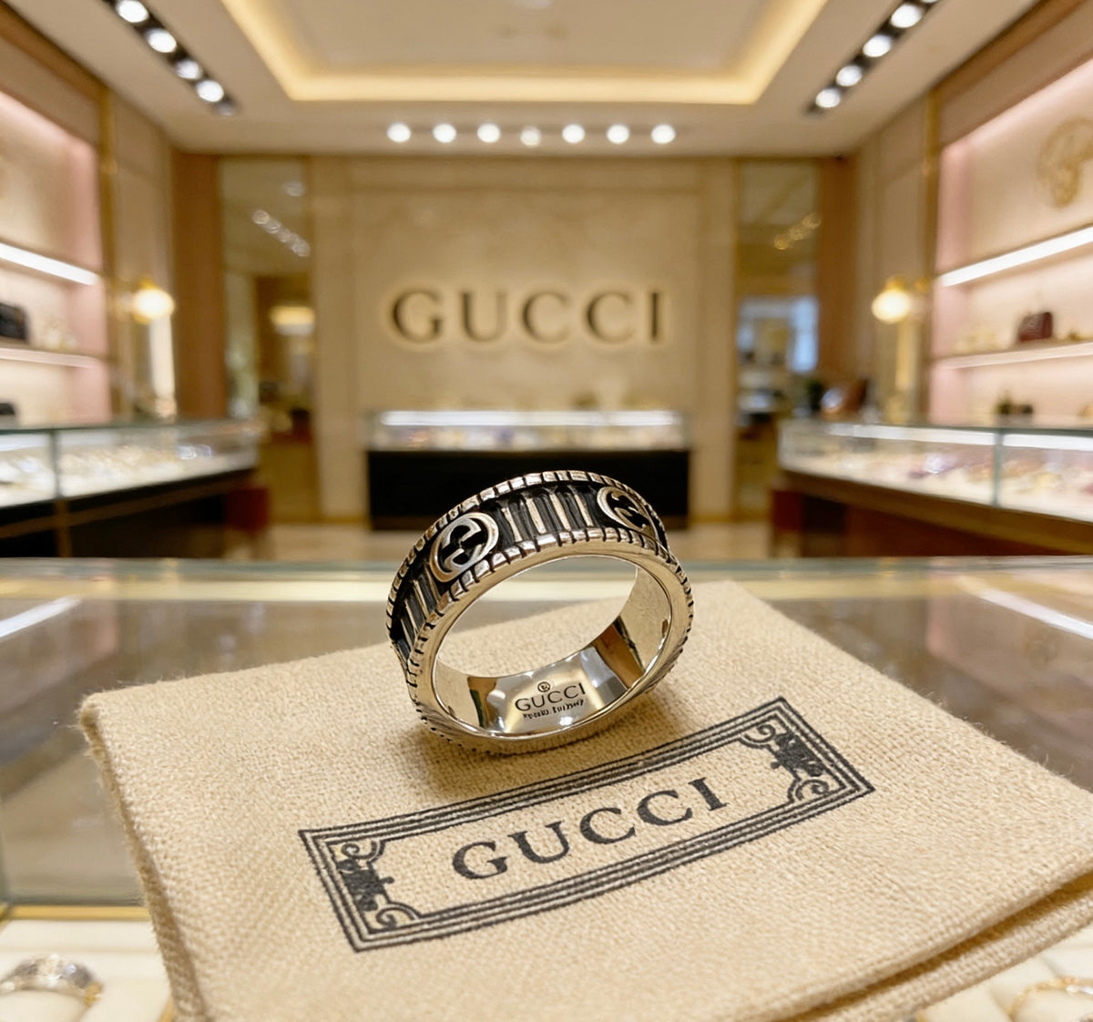 double g Ring for women - alternate angle view 4