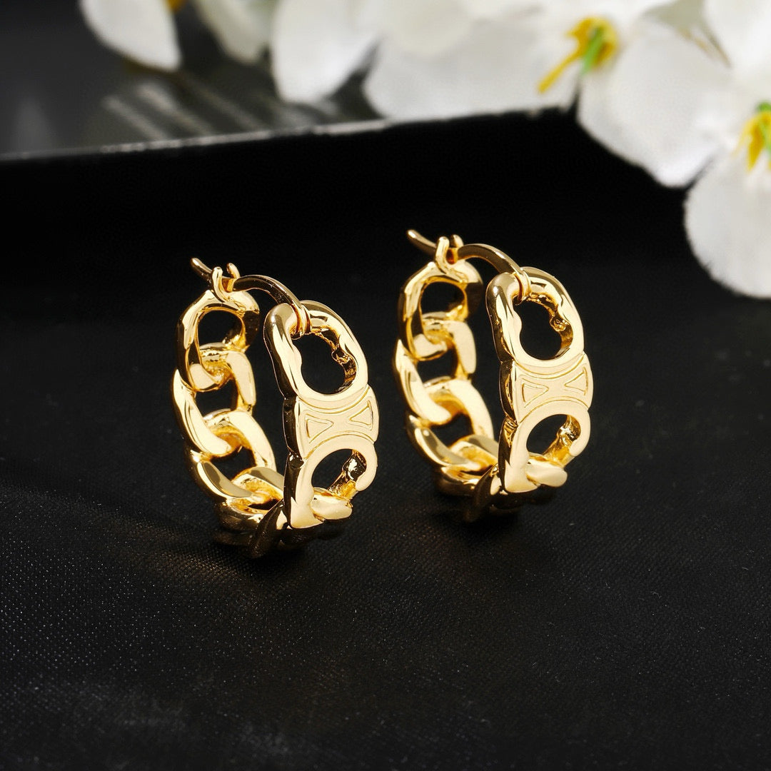 yellow brass versatile fashion accessory for women - product detail view