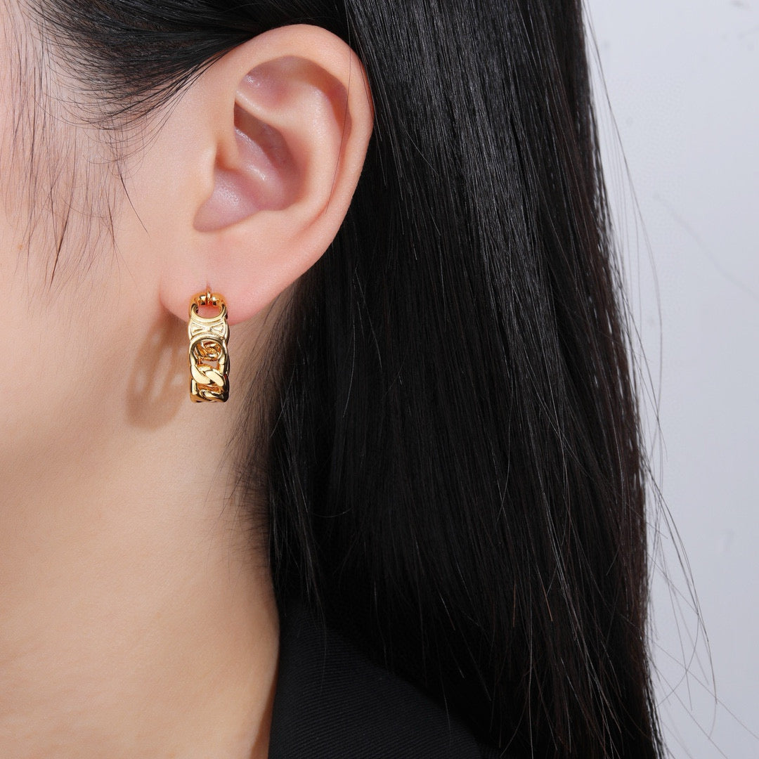 yellow brass versatile fashion accessory for women - alternate angle view 2