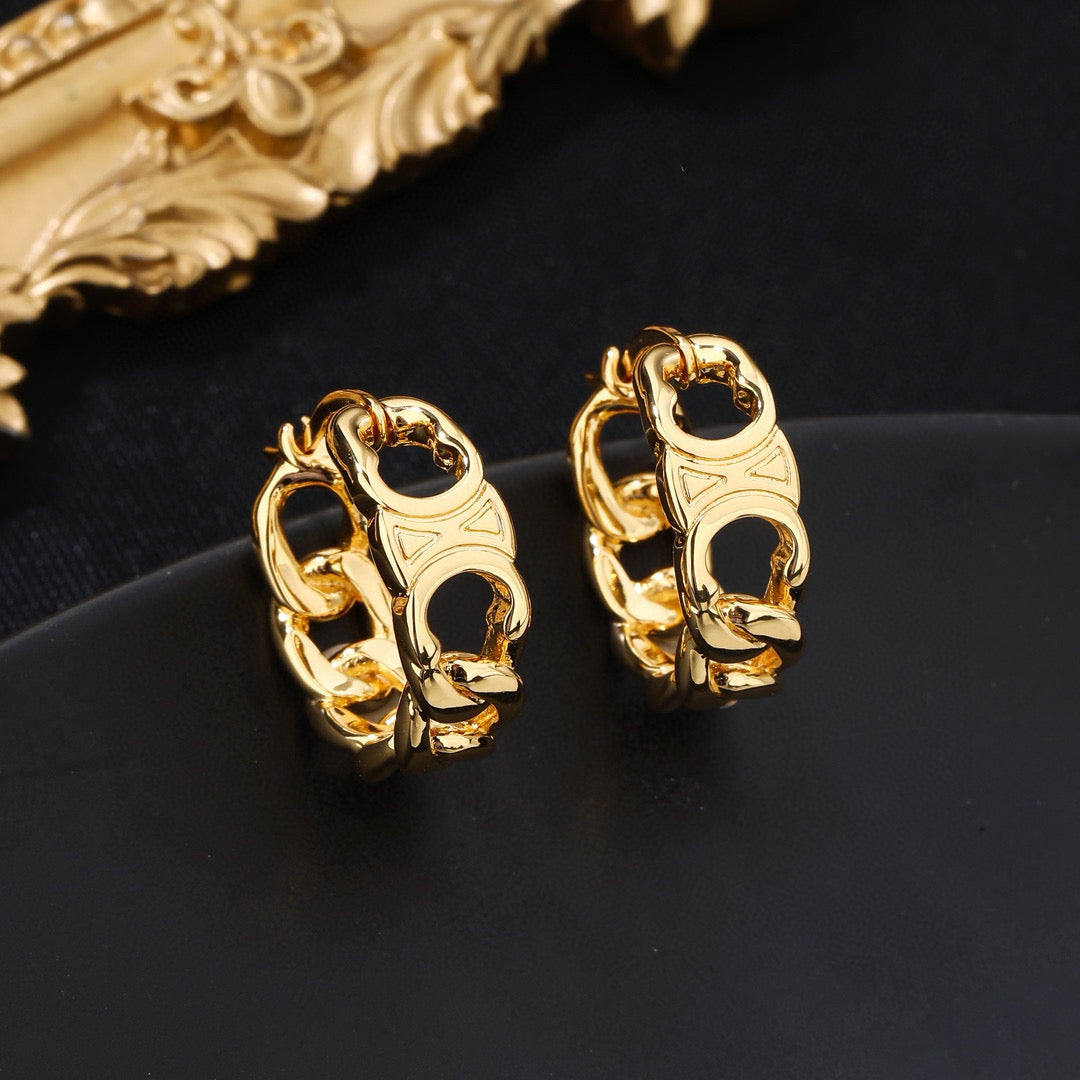 yellow brass versatile fashion accessory for women - alternate angle view 5