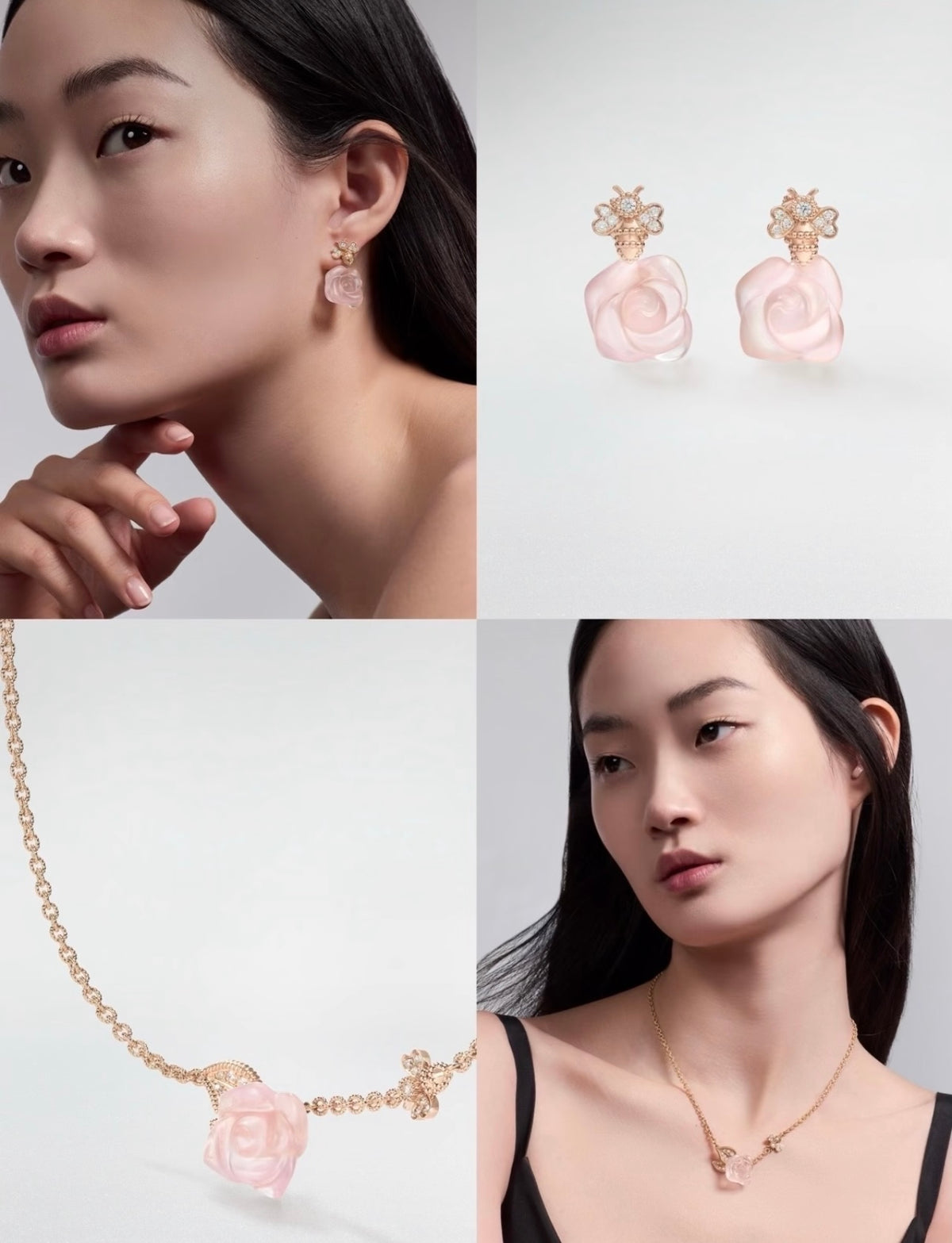 floral Necklace for women - alternate angle view 6