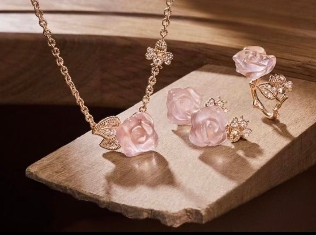 floral Necklace for women - alternate angle view 3