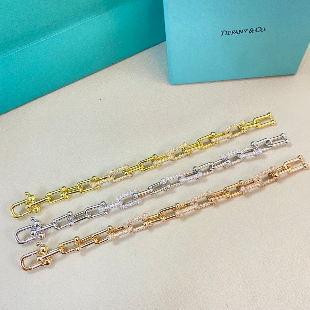 tricolor crystal crystal inlaid Bracelet for women - alternate angle view 6