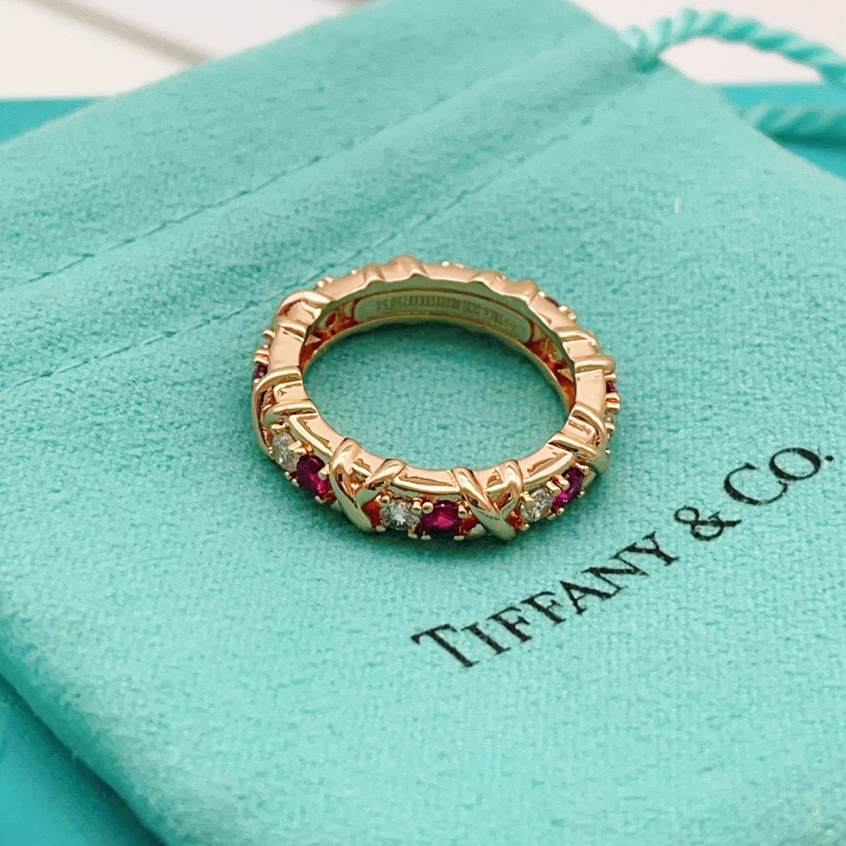 rose gold brass rose Ring for women - alternate angle view 5