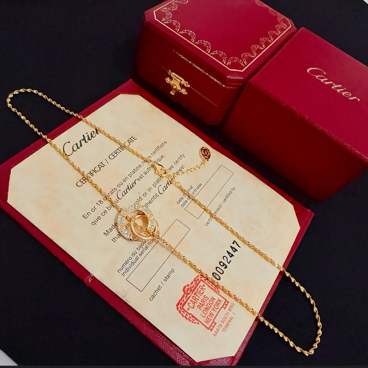gold crystal floral Bangle for men - alternate angle view 8