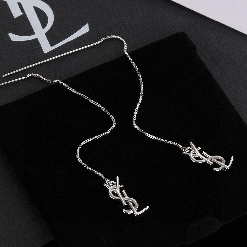 luxury Stud Earrings for women - alternate angle view 2