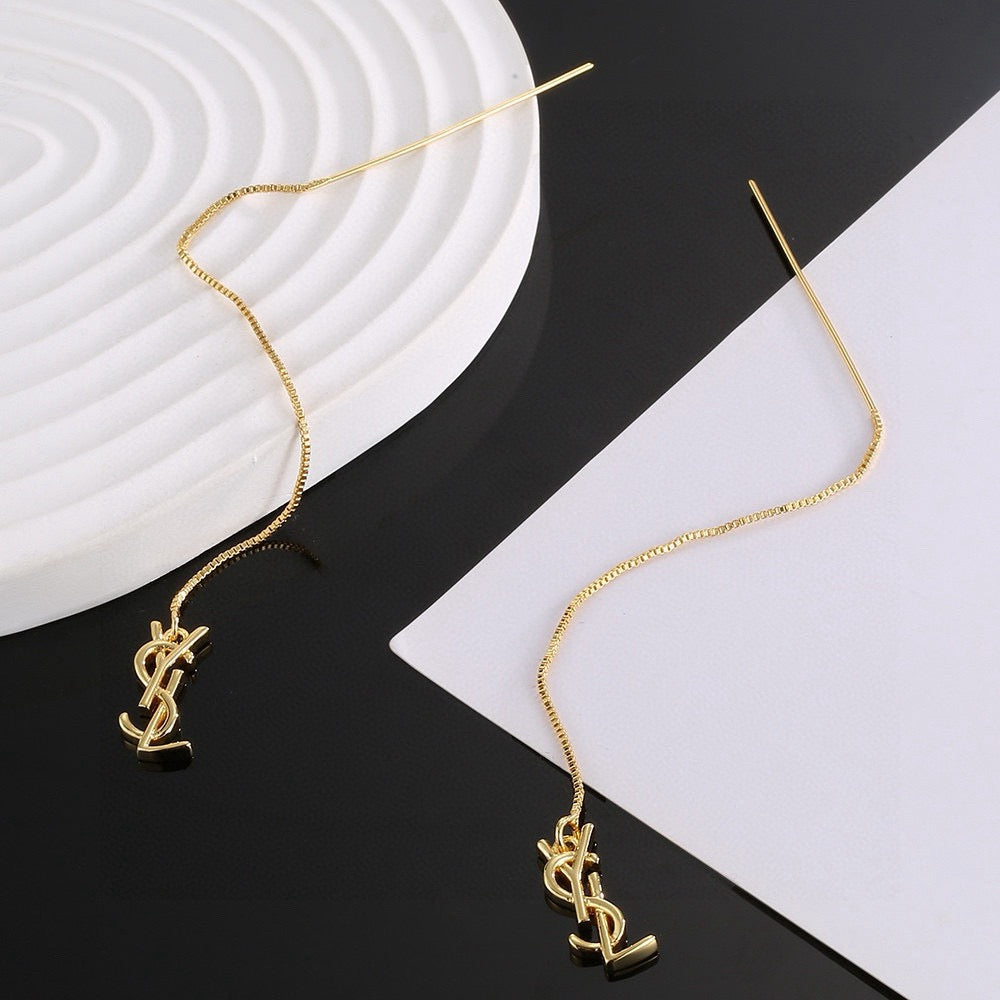 luxury Stud Earrings for women - alternate angle view 3