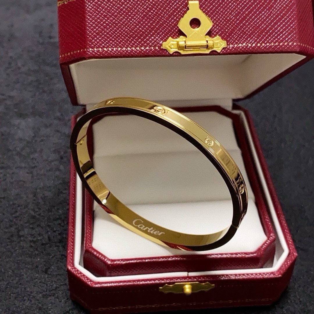 white delicate Bangle for women - alternate angle view 8