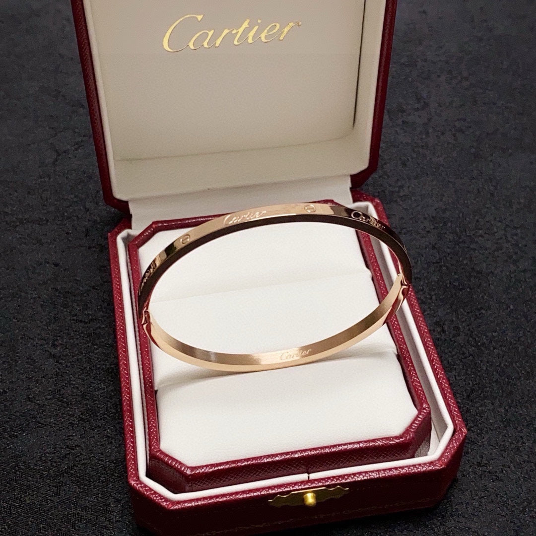 white delicate Bangle for women - alternate angle view 4