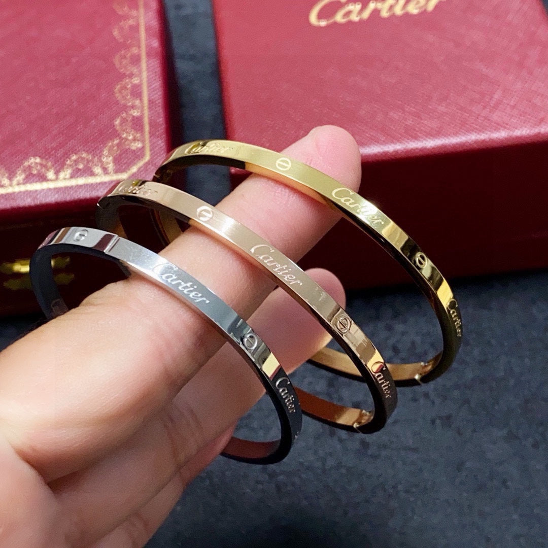 white delicate Bangle for women - product detail view