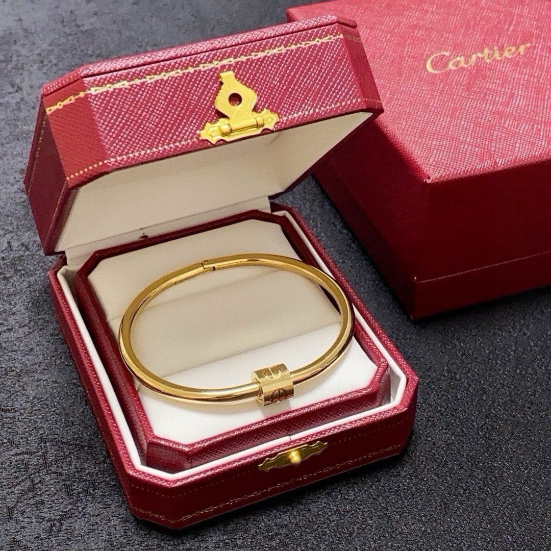 white delicate Bangle for women - alternate angle view 9