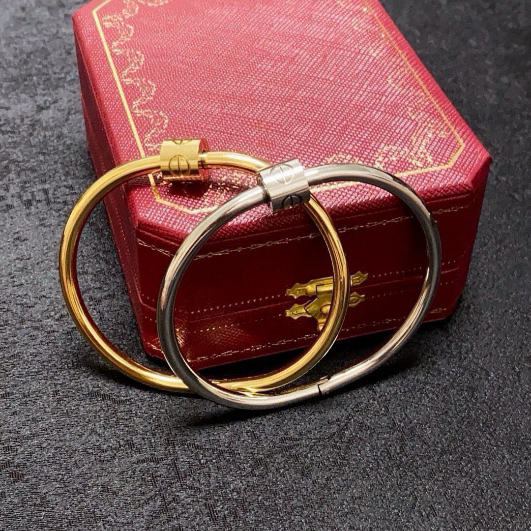 white delicate Bangle for women - alternate angle view 8