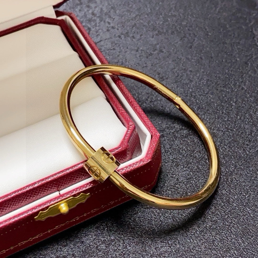 white delicate Bangle for women - alternate angle view 7