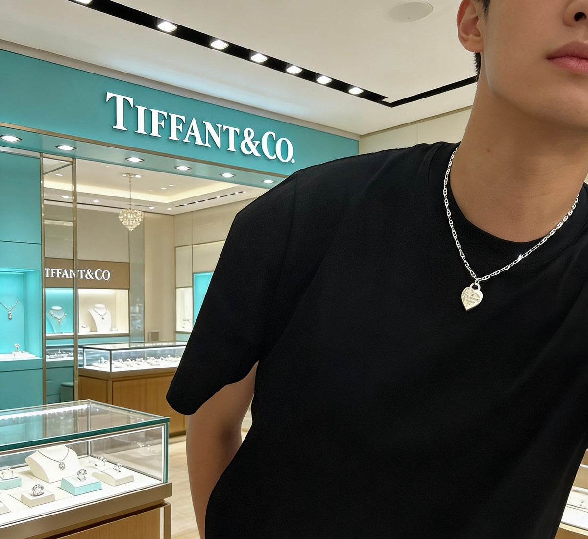 antique vintage Necklace for men - alternate angle view 5
