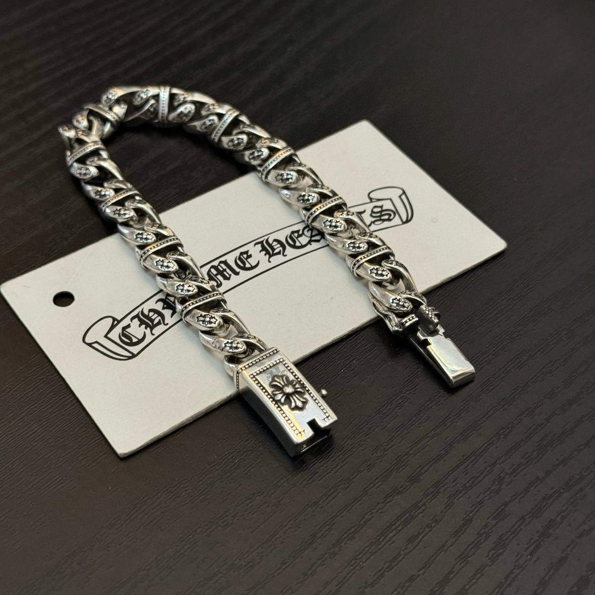 antique cross Bracelet for men - alternate angle view 9