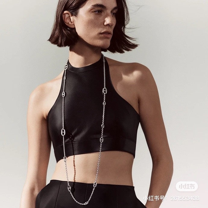 gold Waist Chain for women - alternate angle view 2