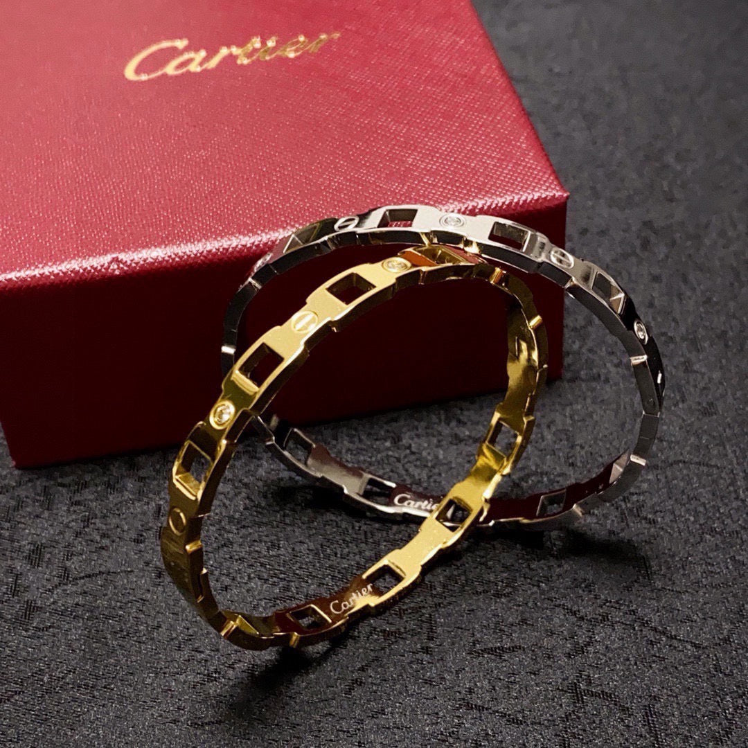 white delicate Bangle for women - product detail view