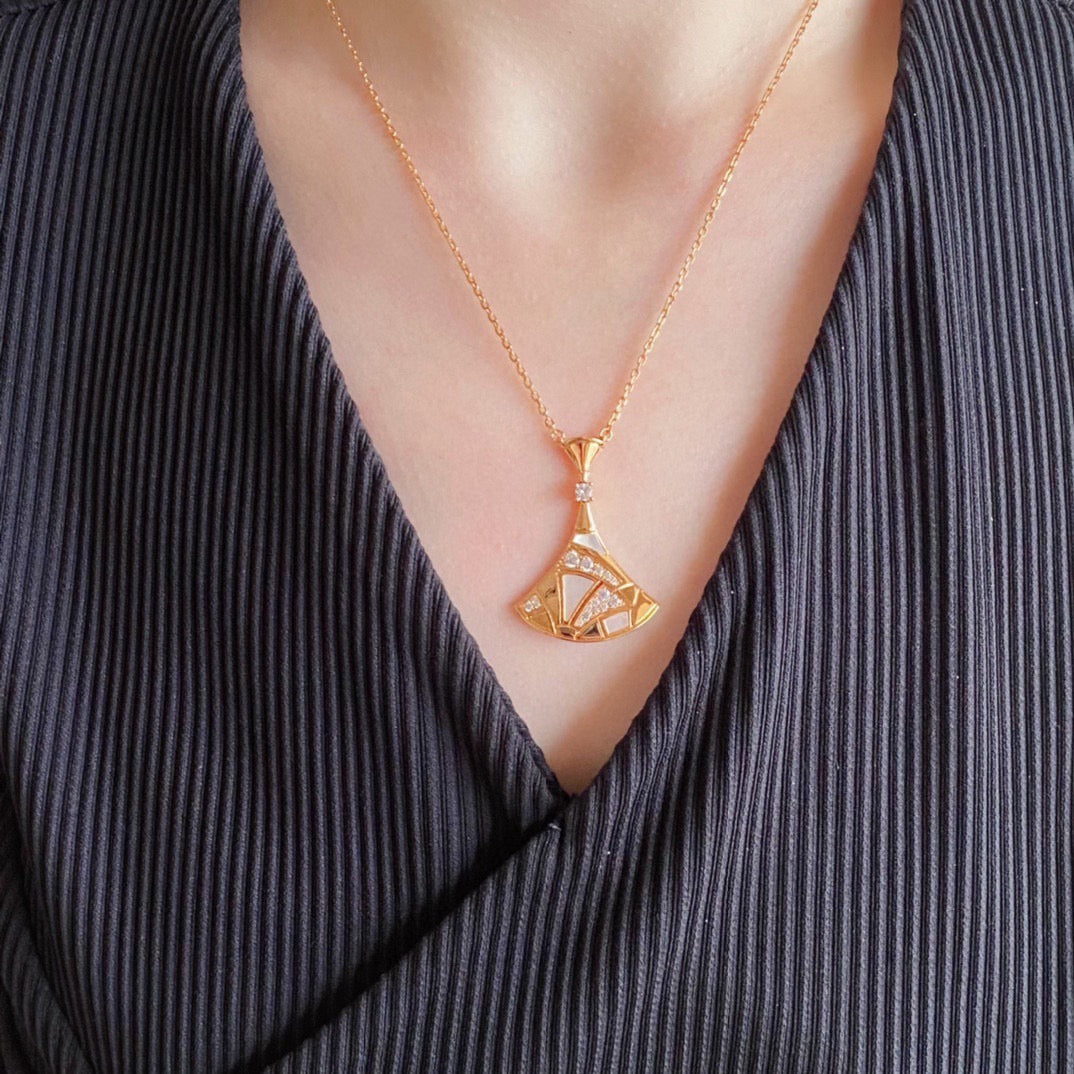 rose gold enamel rose Dress for women - alternate angle view 2